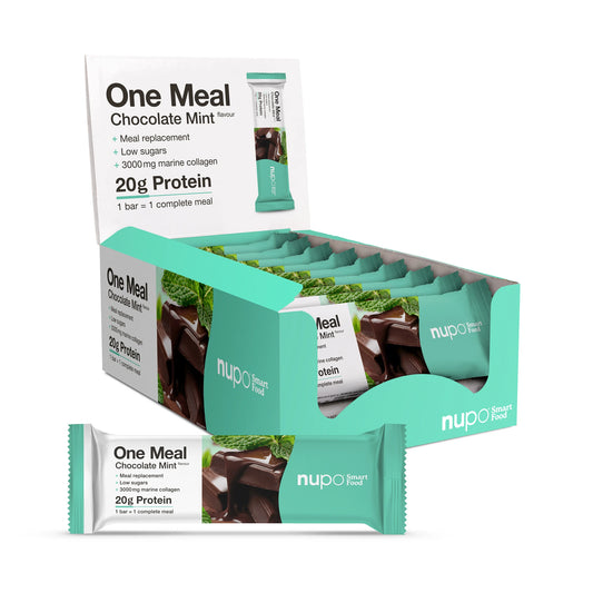 Nupo One Meal Bar Chocolate Mint meal replacement bar packshot