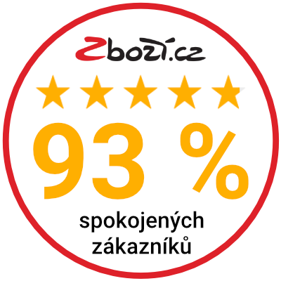 93% spokojených zákazníků dle hodnocení na Zboží.cz