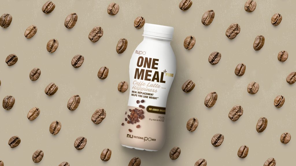 Nupo One Meal +Prime Caffe Latte Shake, 12 db