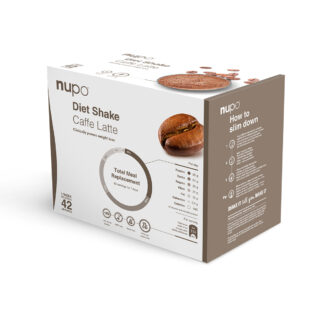 Výhodný diétny balík Nupo - Caffe Latte 42 porcií, 1344g
